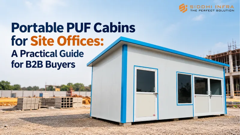 Portable PUF Cabins for Site Offices: A Practical Guide for B2B Buyers