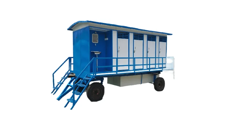 Mobile Toilet (With Tank) Manufacturer & Supplier in Ahmedabad, India