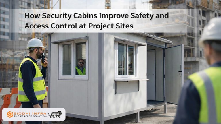 How Security Cabins Improve Safety and Access Control at Project Sites
