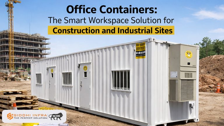 Office Containers: The Smart Workspace Solution for Construction and Industrial Sites
