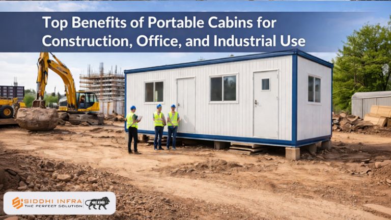 Top Benefits of Portable Cabins for Construction, Office, and Industrial Use