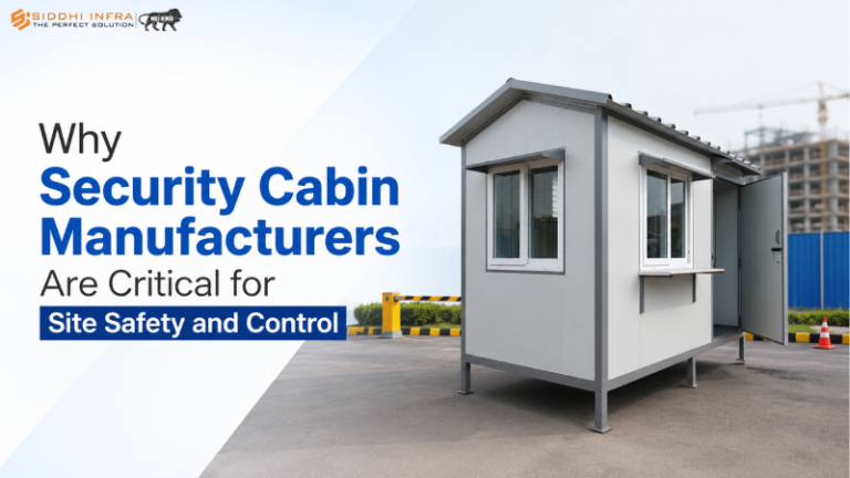 Why Security Cabin Manufacturers Are Critical for Site Safety and Control