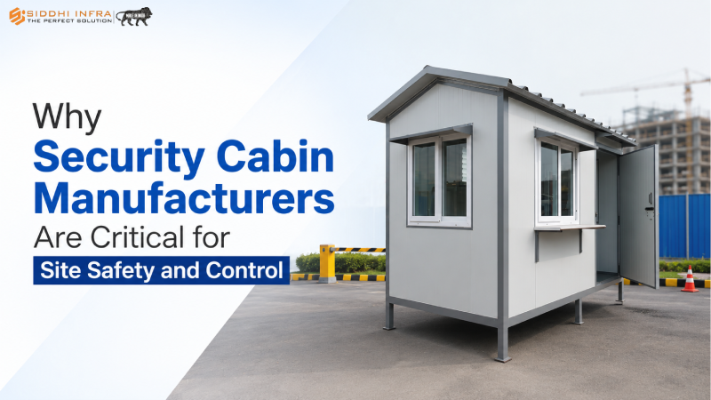 Why Security Cabin Manufacturers Are Critical for Site Safety and Control
