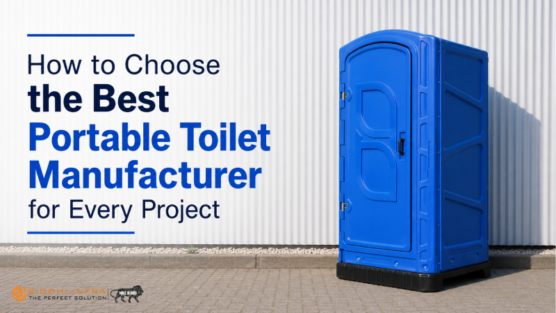 How to Choose the Best Portable Toilet Manufacturer for Every Project