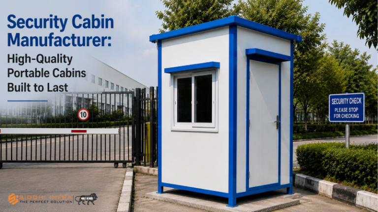Security Cabin Manufacturer: High-Quality Portable Cabins Built to Last